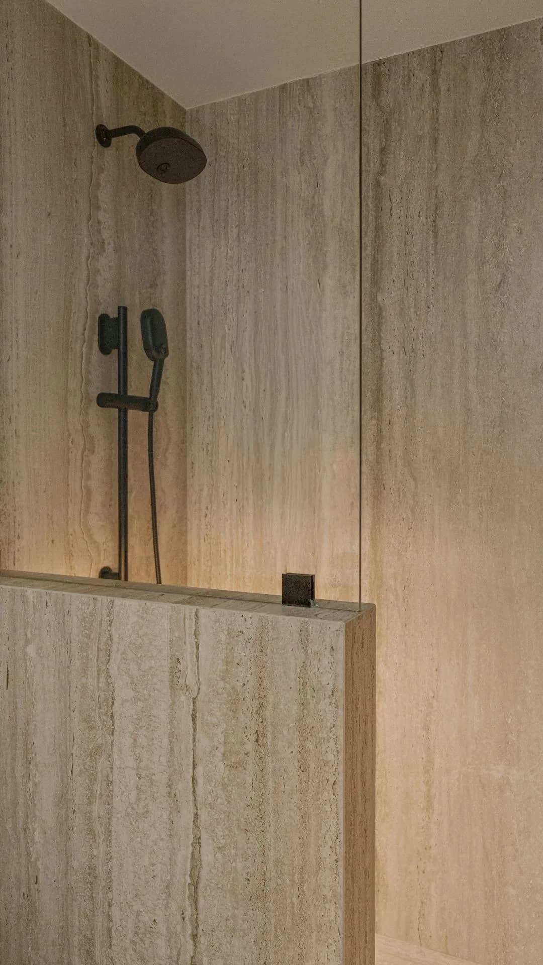Waterproof wall panels, no grout lines