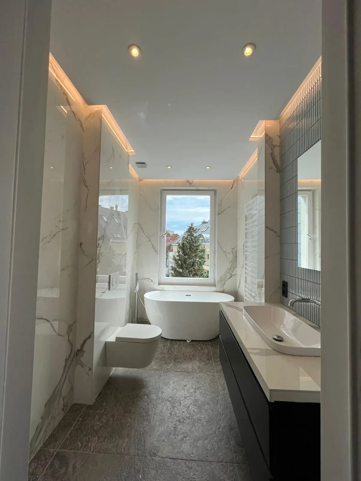 Transformation complète de salle de bain